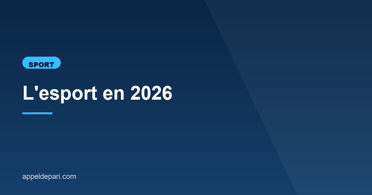 Illustration de l'article consacré à l'esport en 2026