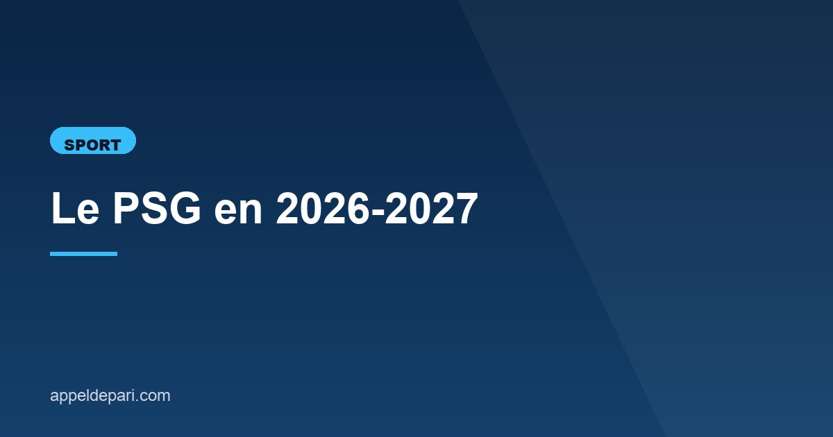 Illustration de l'article consacré au PSG en 2026-2027